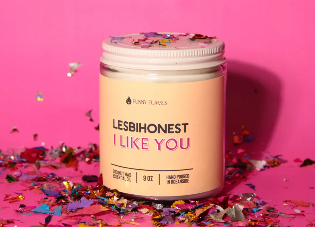 Lesbihonest, I Like You DC-Funny Candle Co