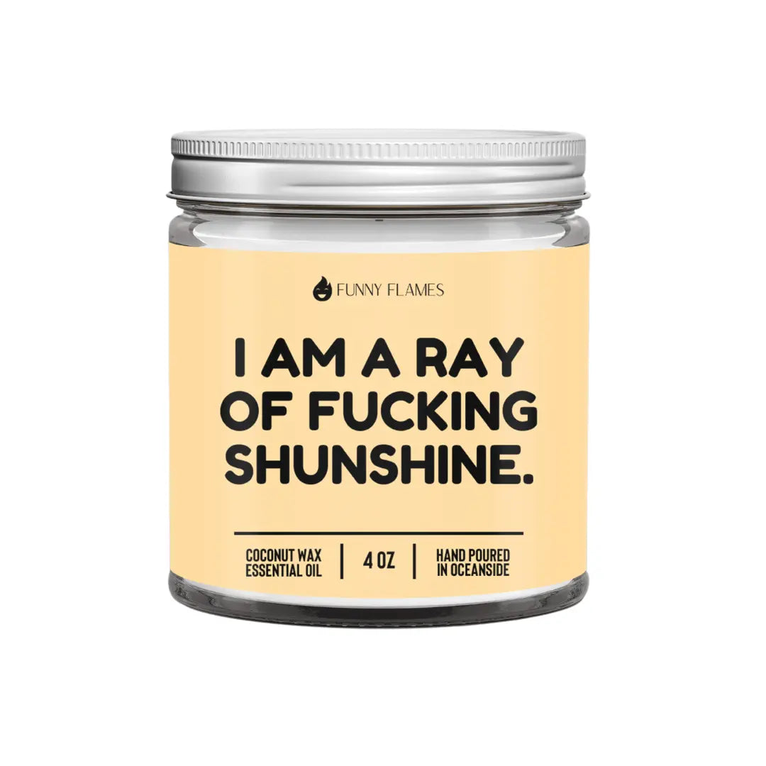 I Am A Ray Of F*cking Sunshine DC-Funny Candle Co