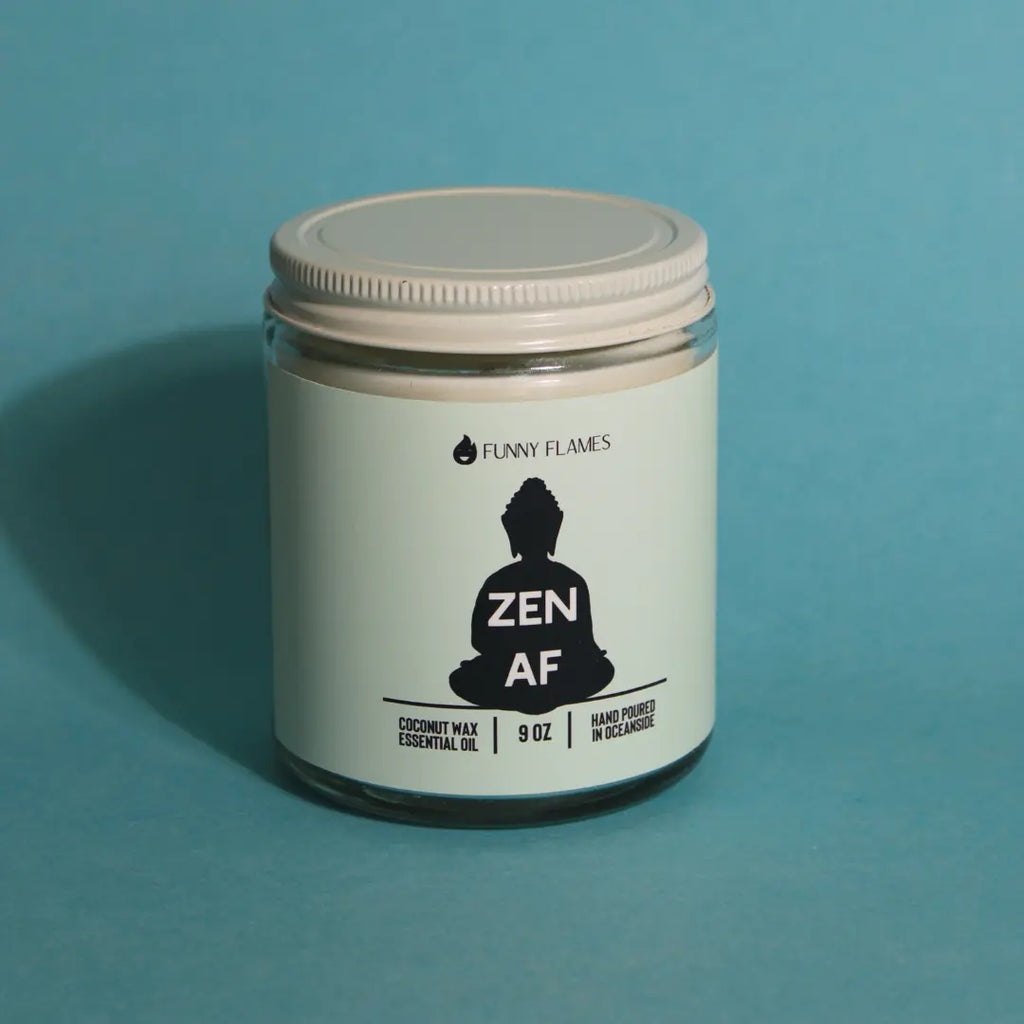 Zen Af (green) DC-Funny Candle Co
