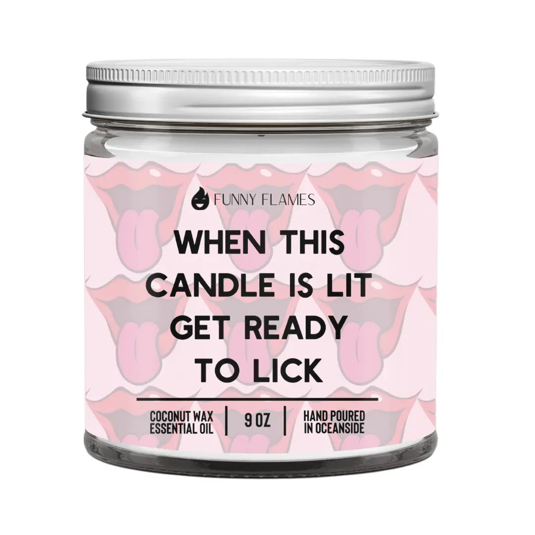 When This Candle Is Lit, Get ready To Lick DC-Funny Candle Co
