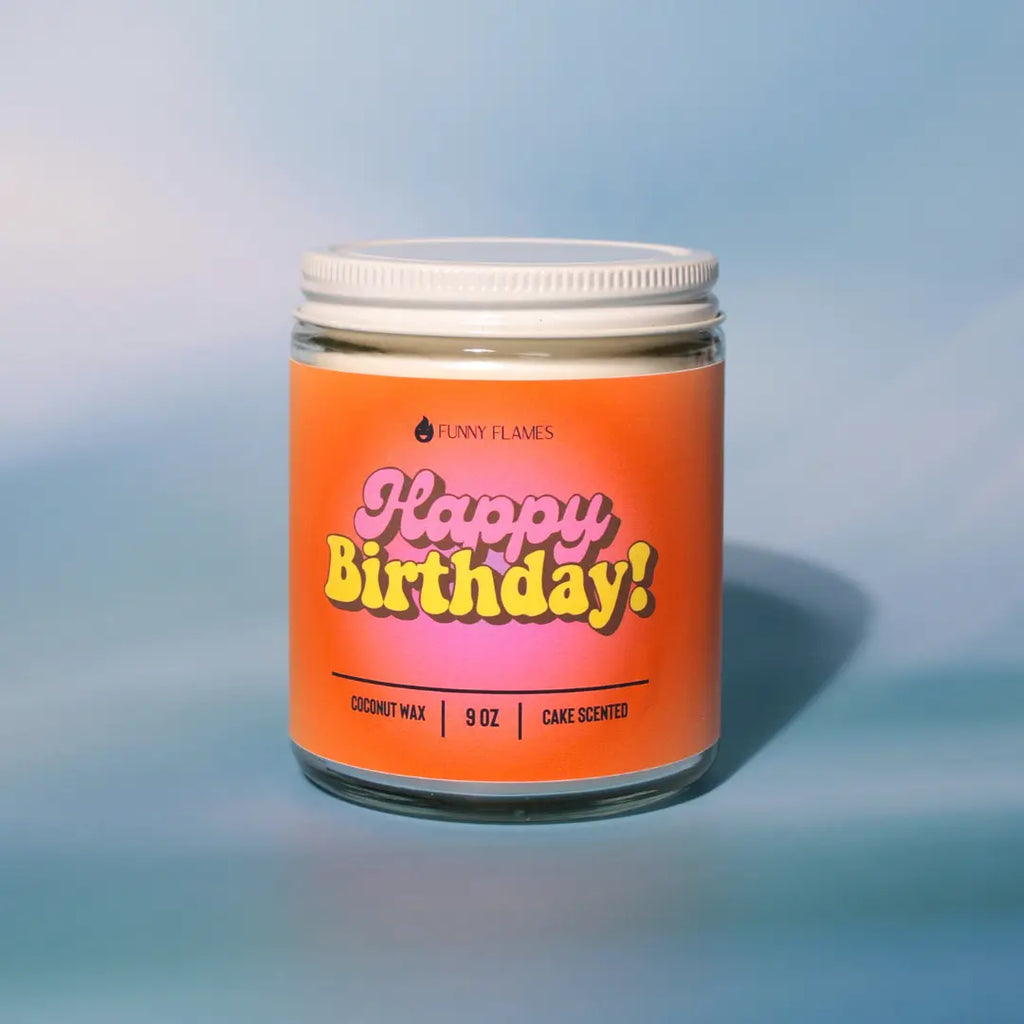 Happy Birthday (Retro) DC-Funny Candle Co
