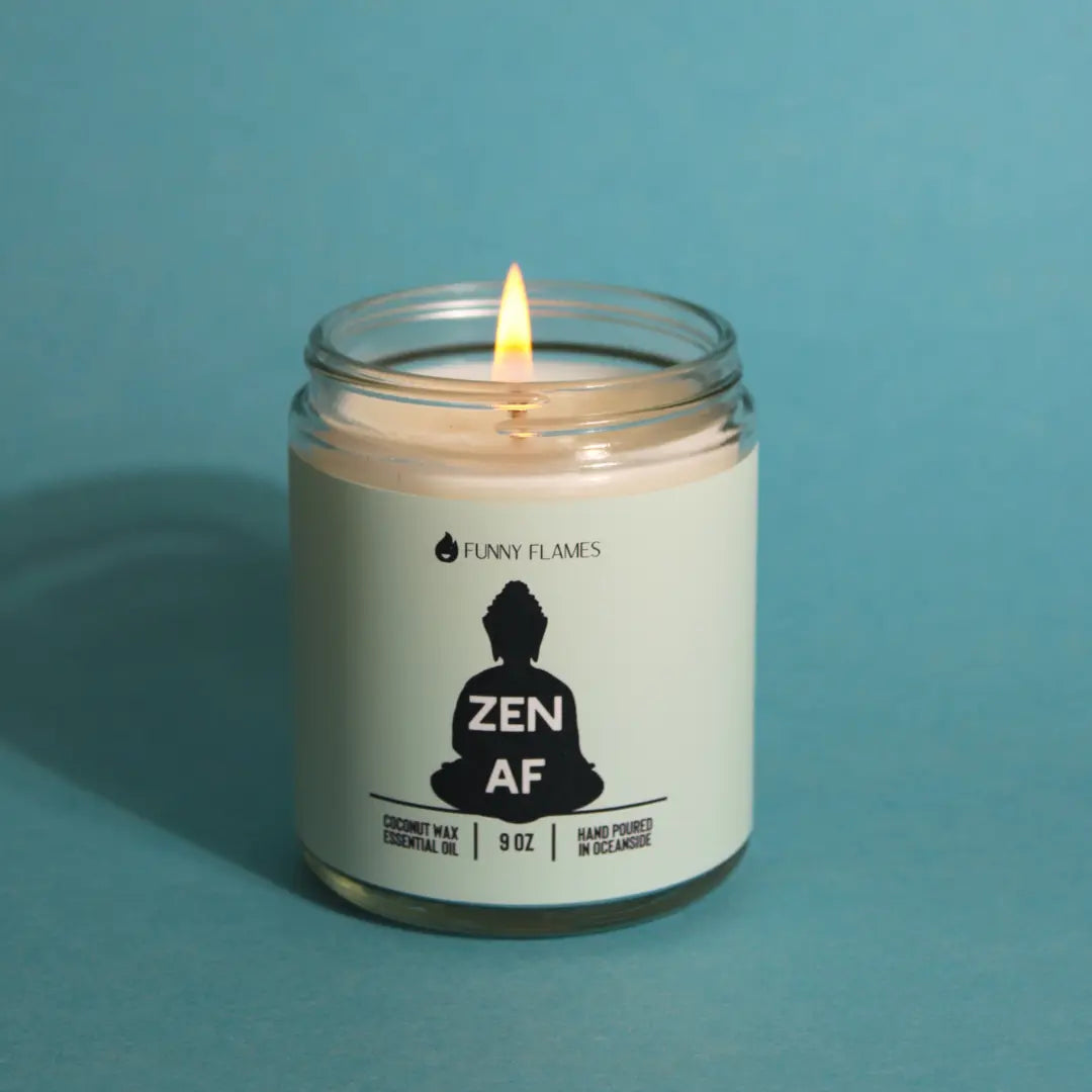 Zen Af (green) DC-Funny Candle Co
