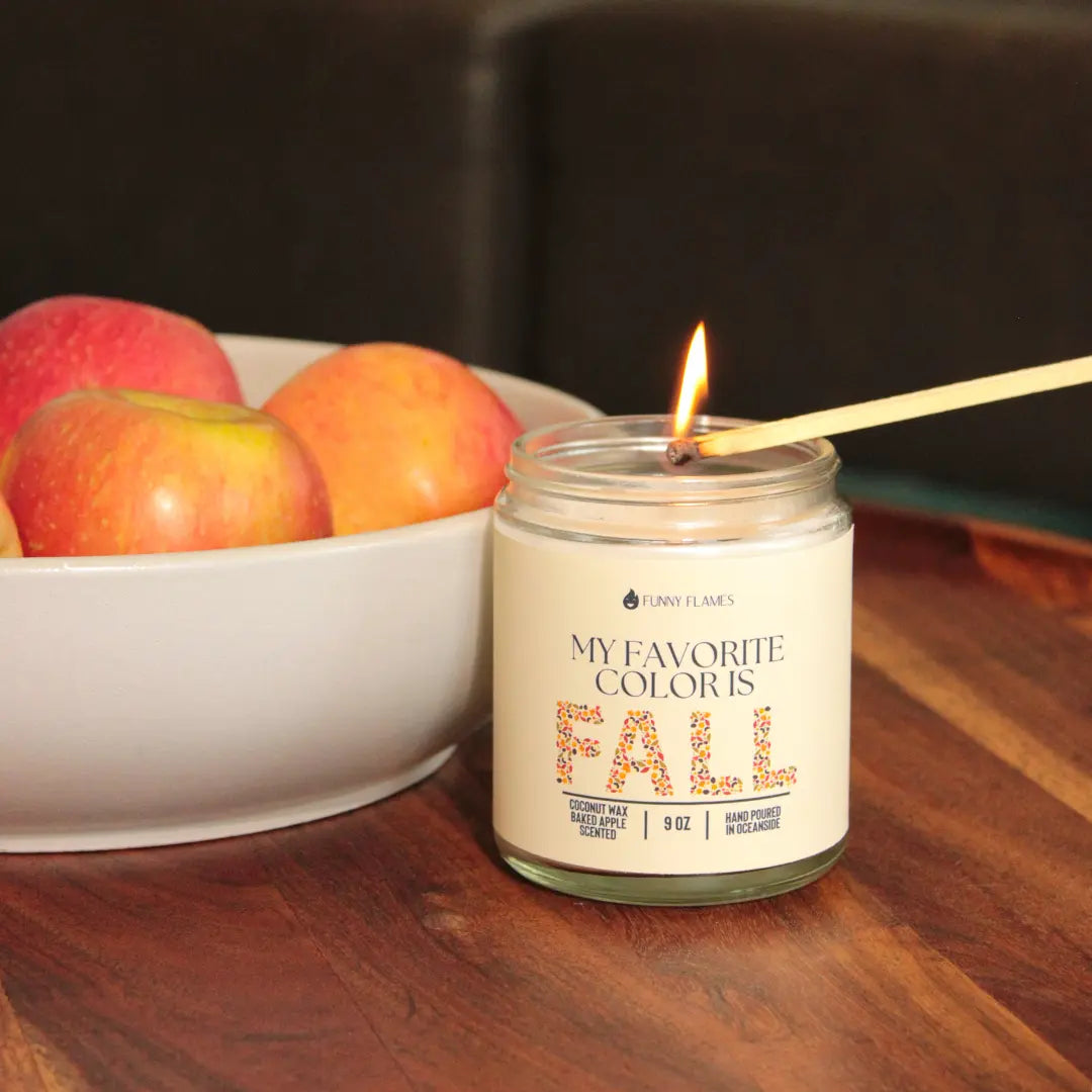 My Favorite Color Is Fall DC-Funny Candle Co