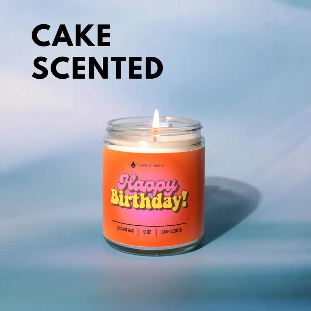 Happy Birthday (Retro) DC-Funny Candle Co