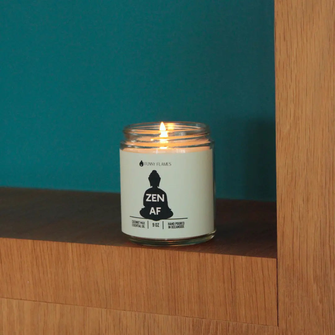 Zen Af (green) DC-Funny Candle Co