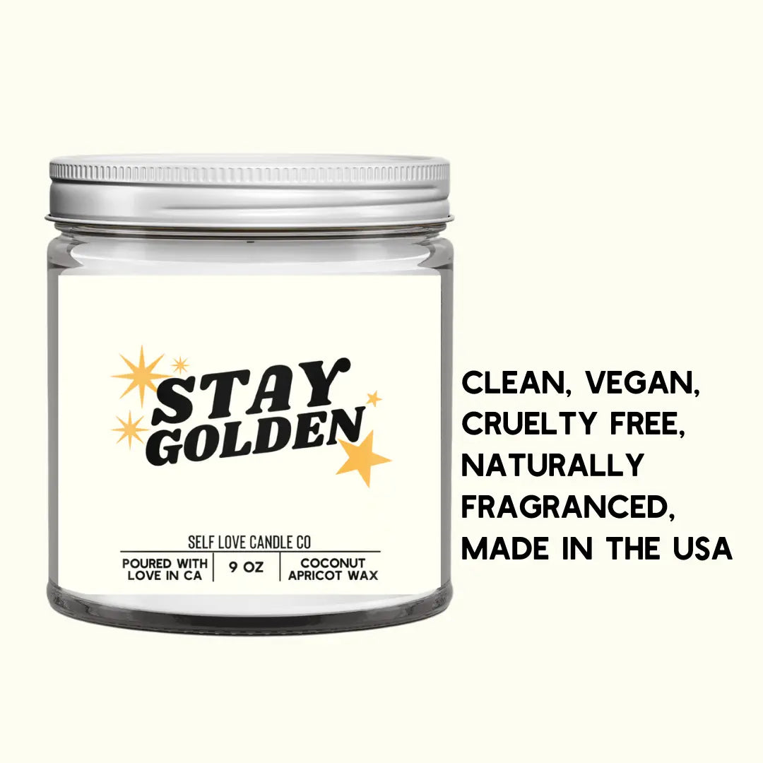 Stay Golden DC-Funny Candle Co