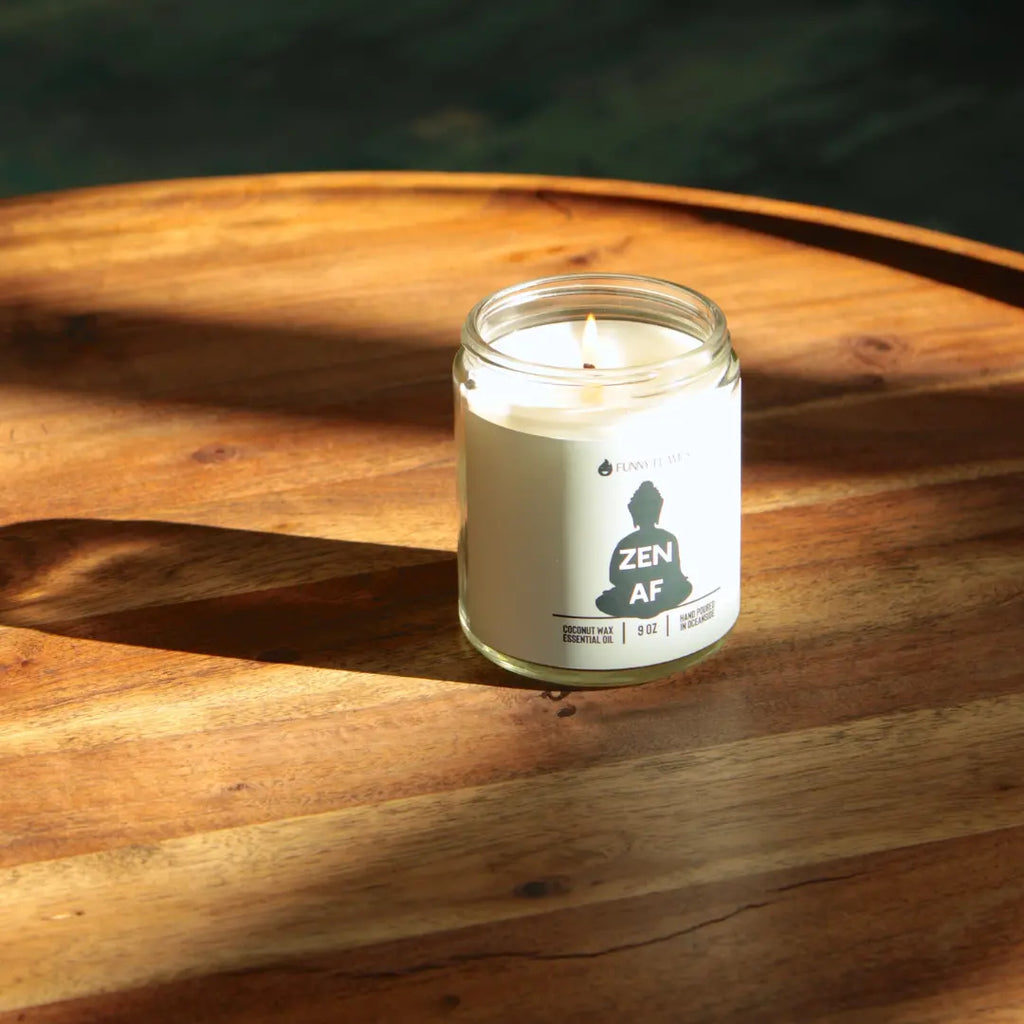 Zen Af (green) DC-Funny Candle Co
