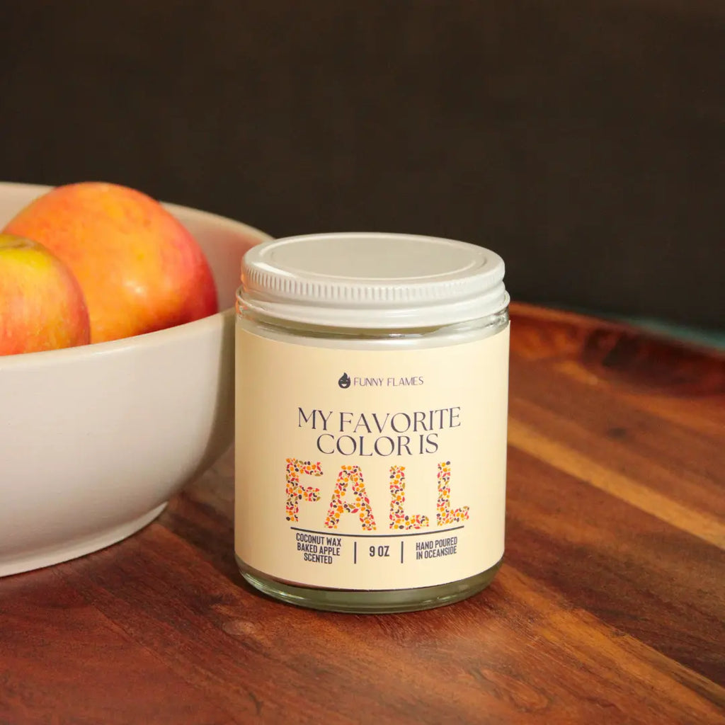 My Favorite Color Is Fall DC-Funny Candle Co