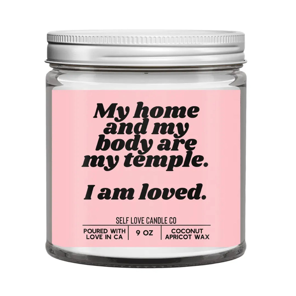 My Home And My Body Are My Temple DC-Funny Candle Co