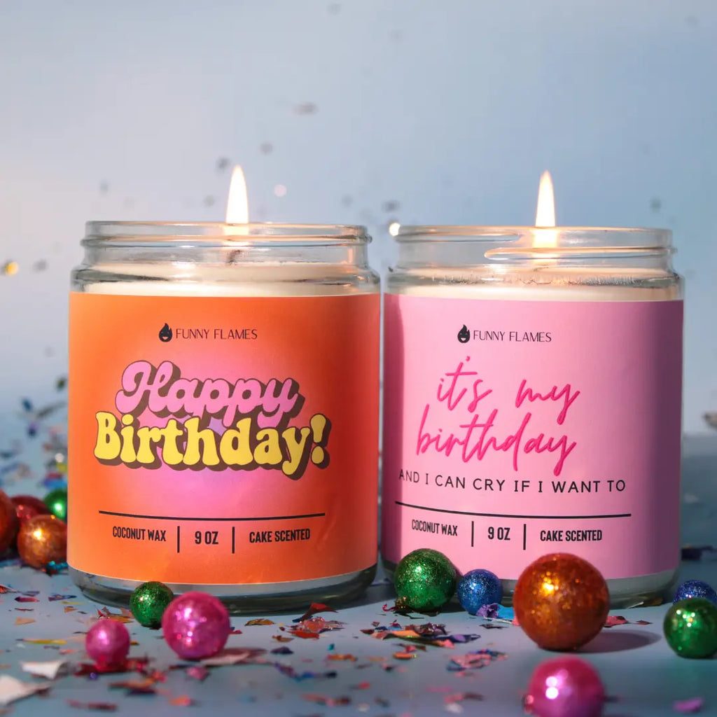 Happy Birthday (Retro) DC-Funny Candle Co