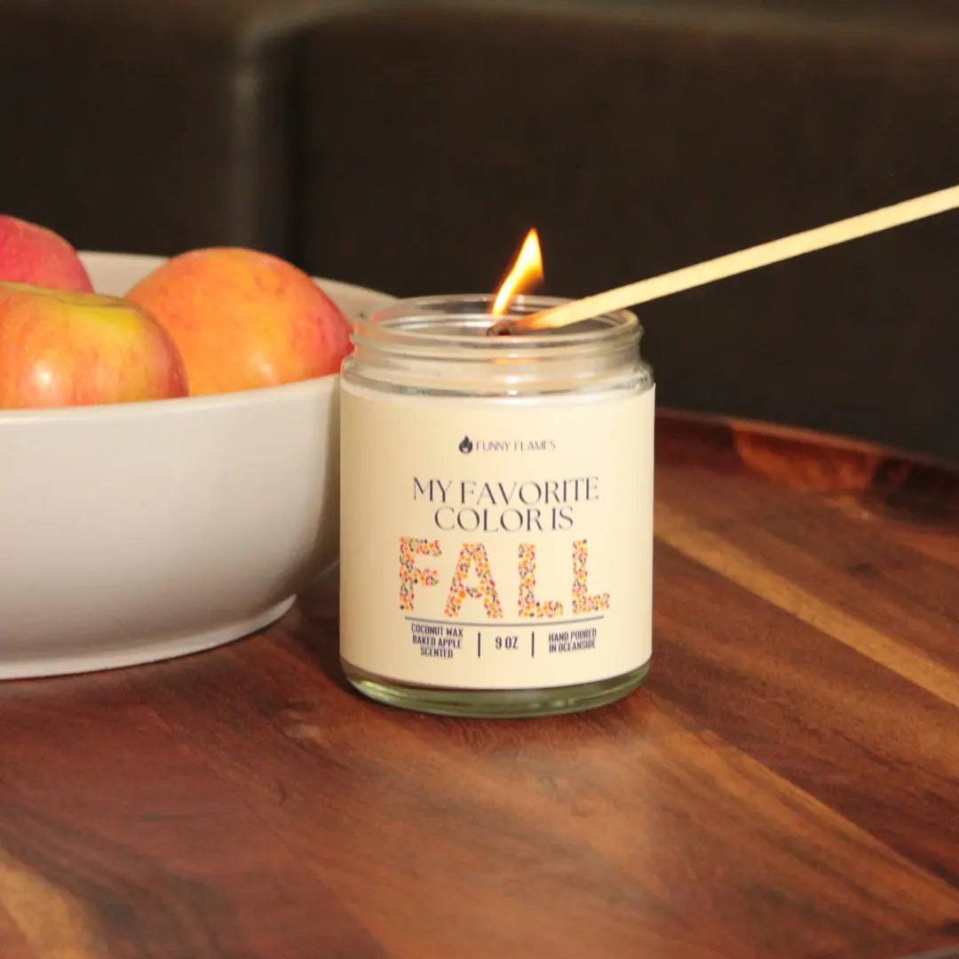 My Favorite Color Is Fall DC-Funny Candle Co