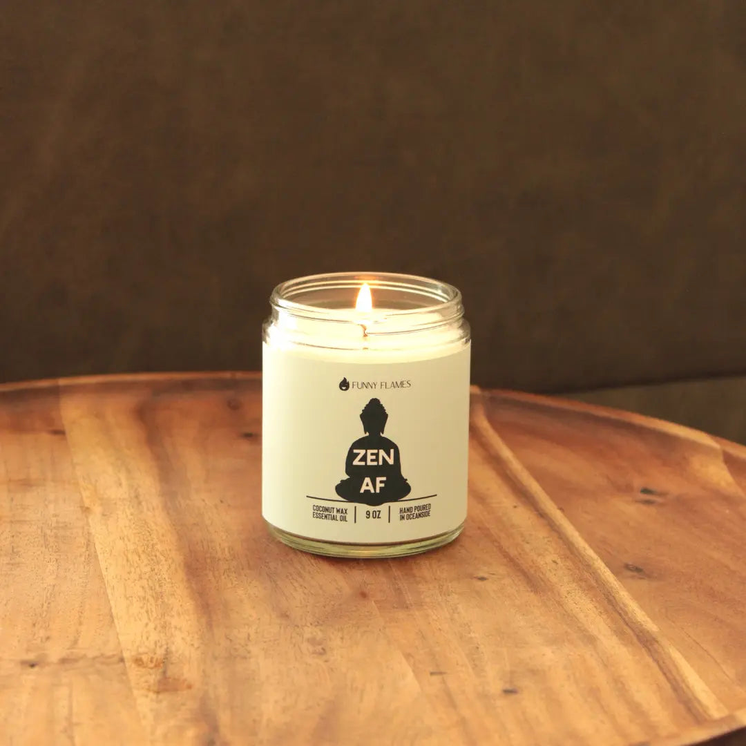 Zen Af (green) DC-Funny Candle Co