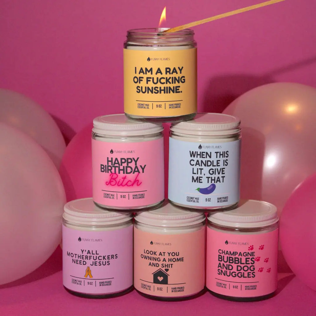 I Am A Ray Of F*cking Sunshine DC-Funny Candle Co
