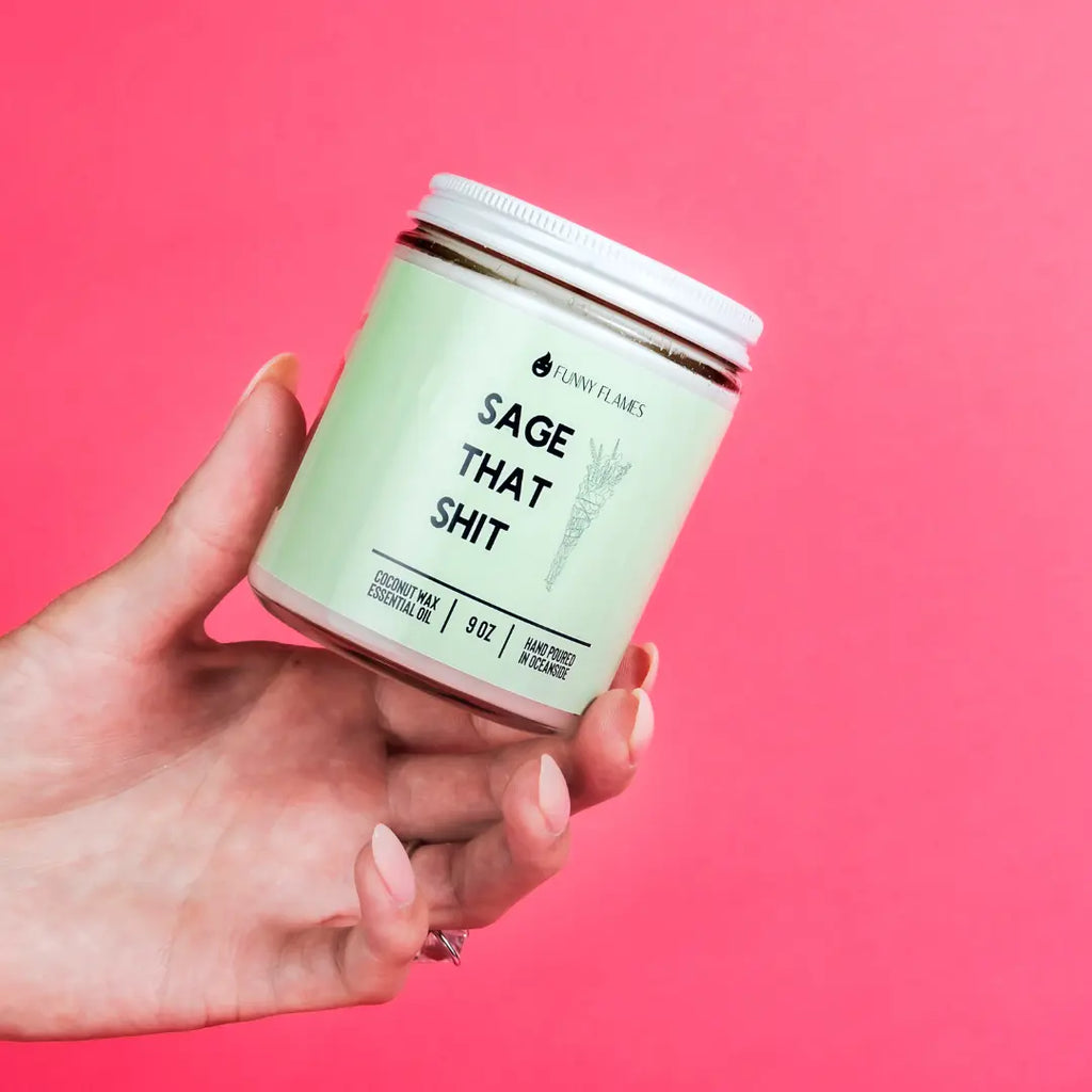 Sage That Shit DC-Funny Candle Co