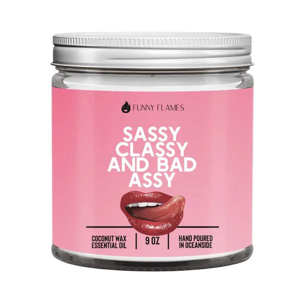 Sassy, Classy and Bad Assy DC-Funny Candle Co