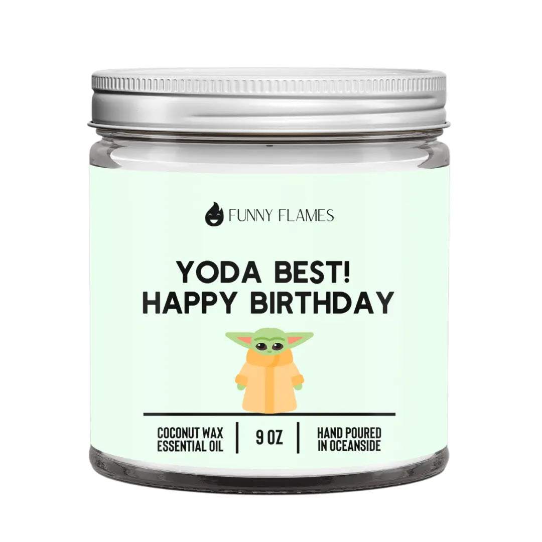 Yoda Best! Happy Birthday DC-Funny Candle Co