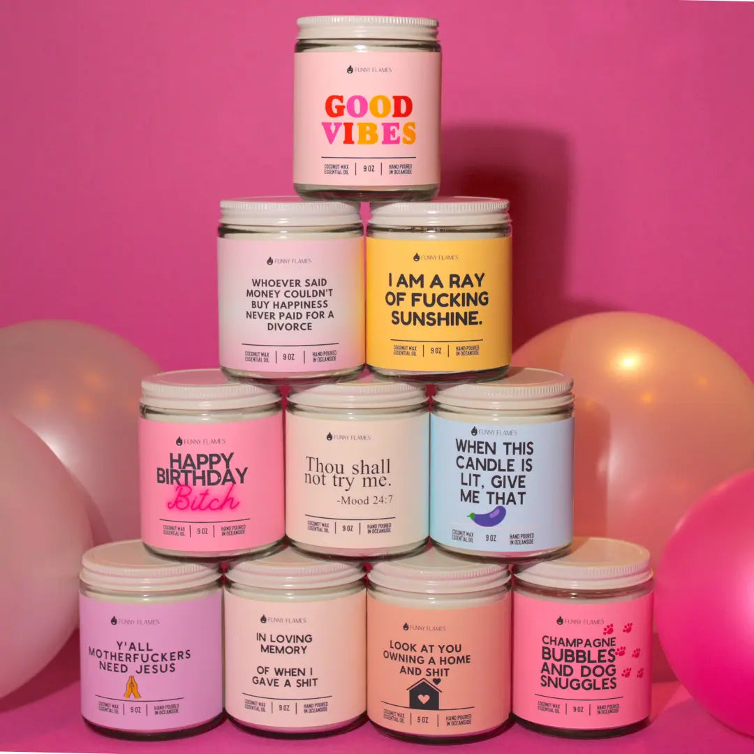 Good Vibes DC-Funny Candle Co