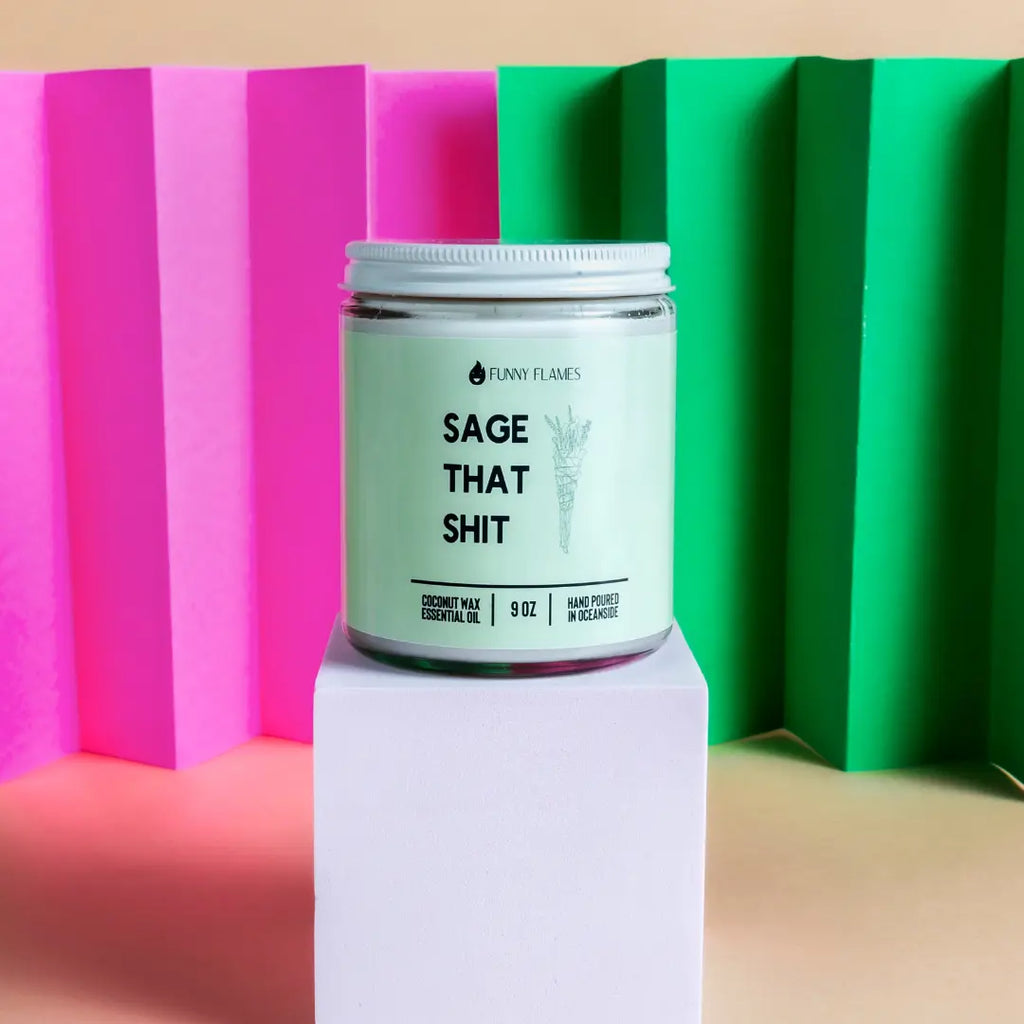 Sage That Shit DC-Funny Candle Co