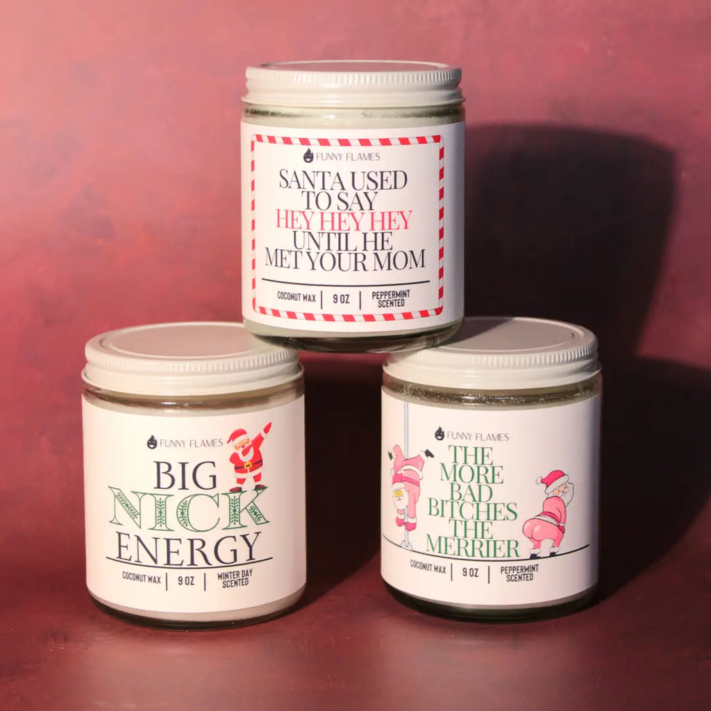 Big Nick Energy - funny candle holiday gift DC-Funny Candle Co