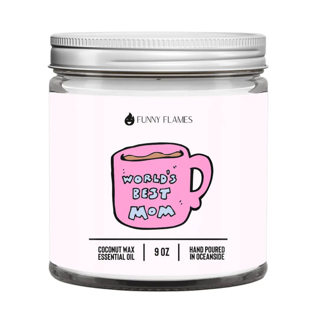 Worlds Best Mom DC-Funny Candle Co