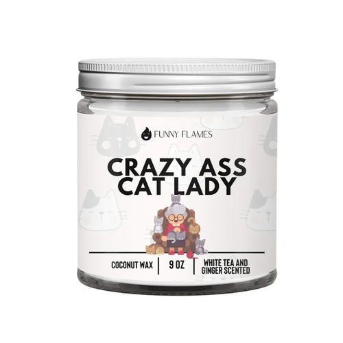 Crazy Ass Cat Lady DC-Funny Candle Co