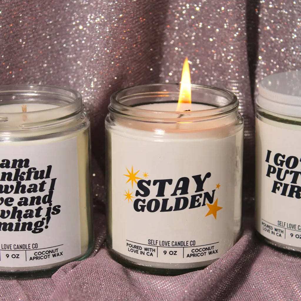 Stay Golden DC-Funny Candle Co