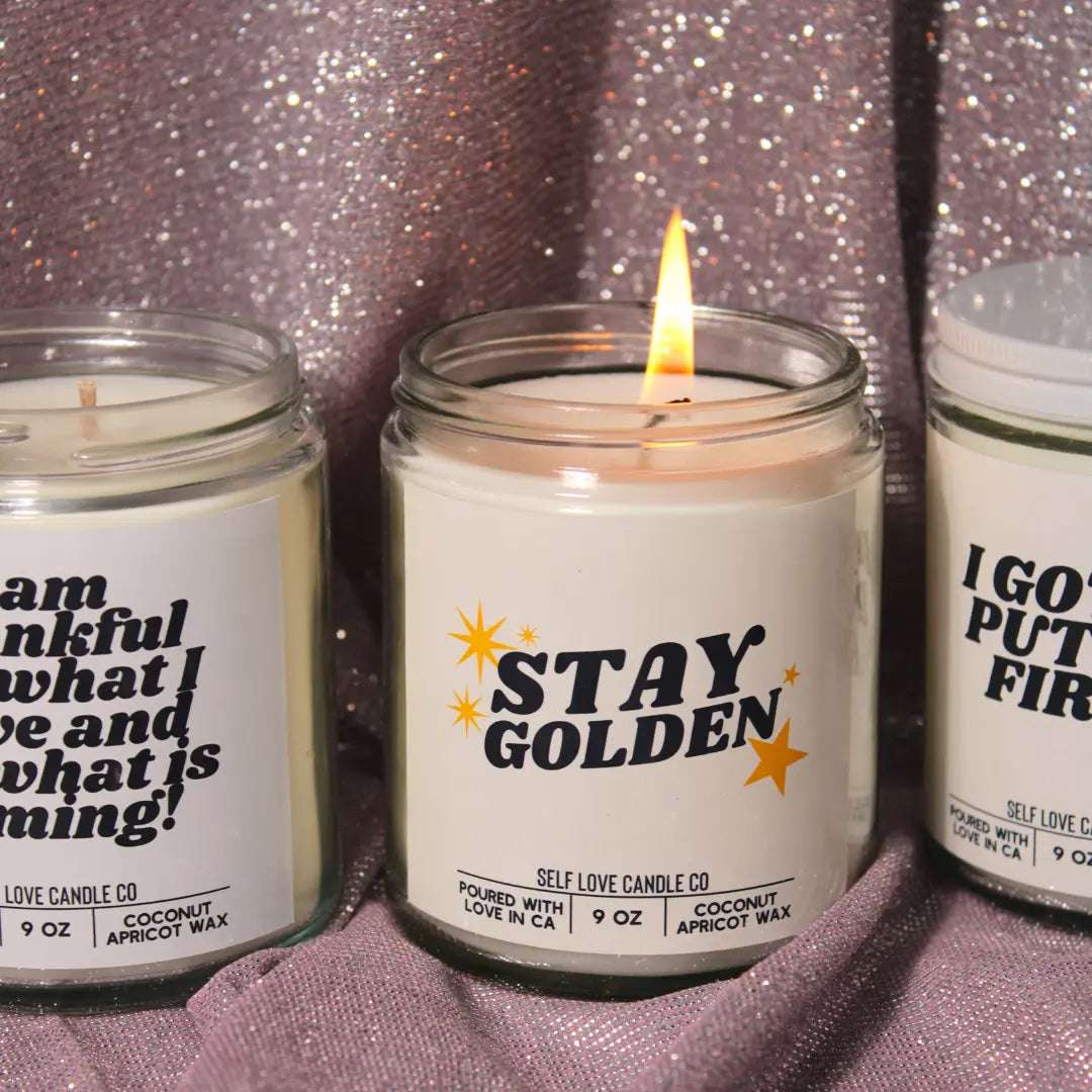 Stay Golden DC-Funny Candle Co