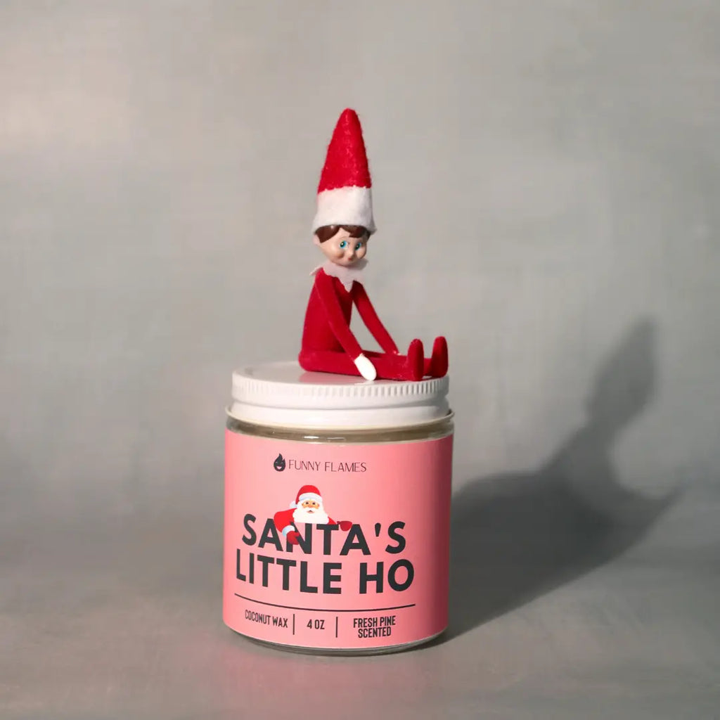 Santa's Little Ho 4OZ DC-Funny Candle Co