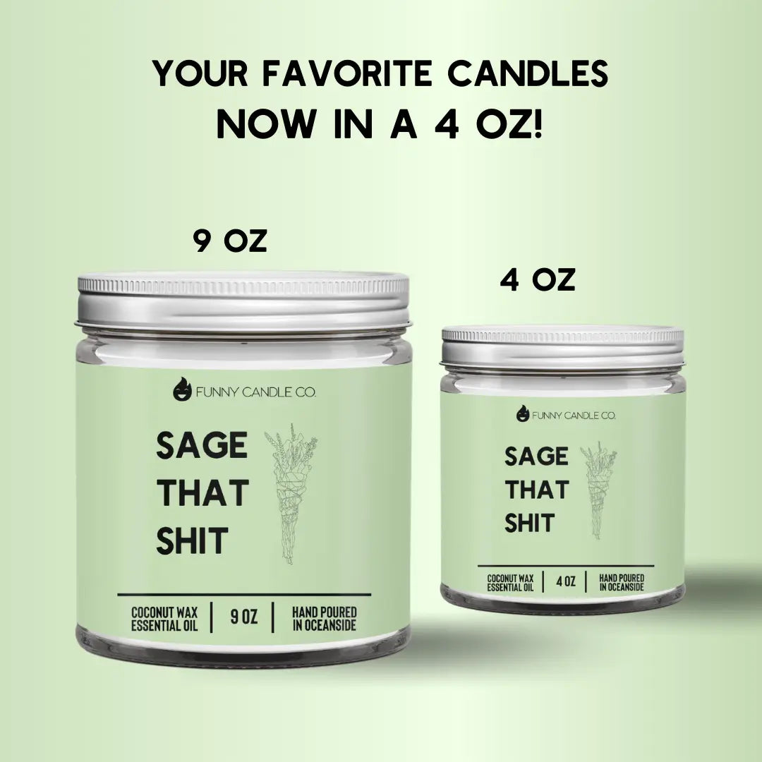 Sage That Shit DC-Funny Candle Co