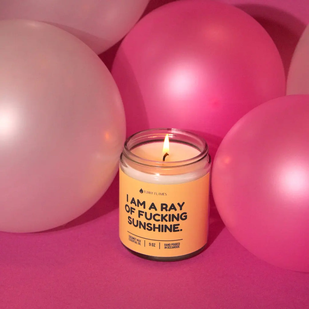 I Am A Ray Of F*cking Sunshine DC-Funny Candle Co
