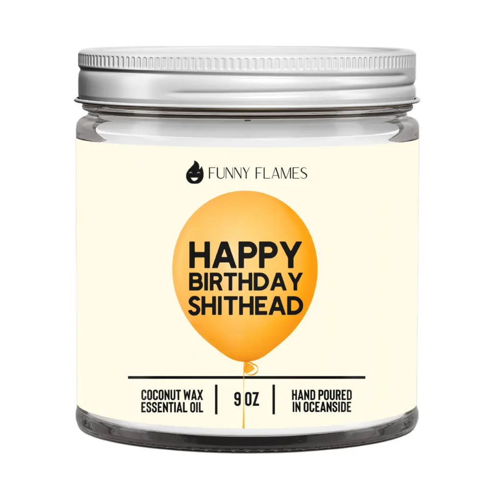 Happy Birthday Sh*thead DC-Funny Candle Co