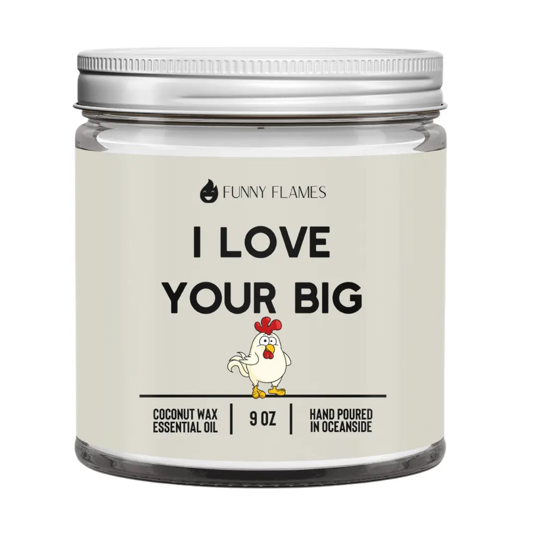 I Love Your Big Cock (emoji) DC-Funny Candle Co