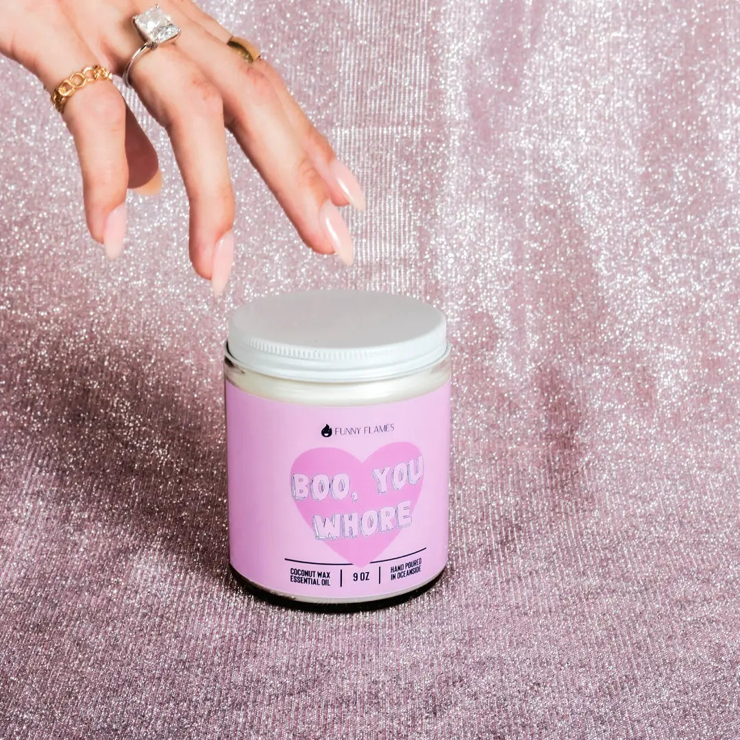 Boo, You Whore - 9 oz Funny DC-Funny Candle Co