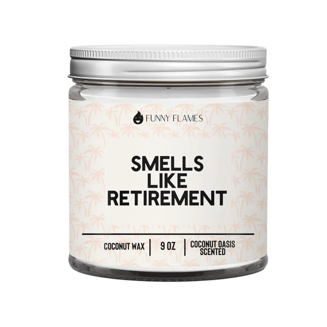 Smells like Retirement DC-Funny Candle Co