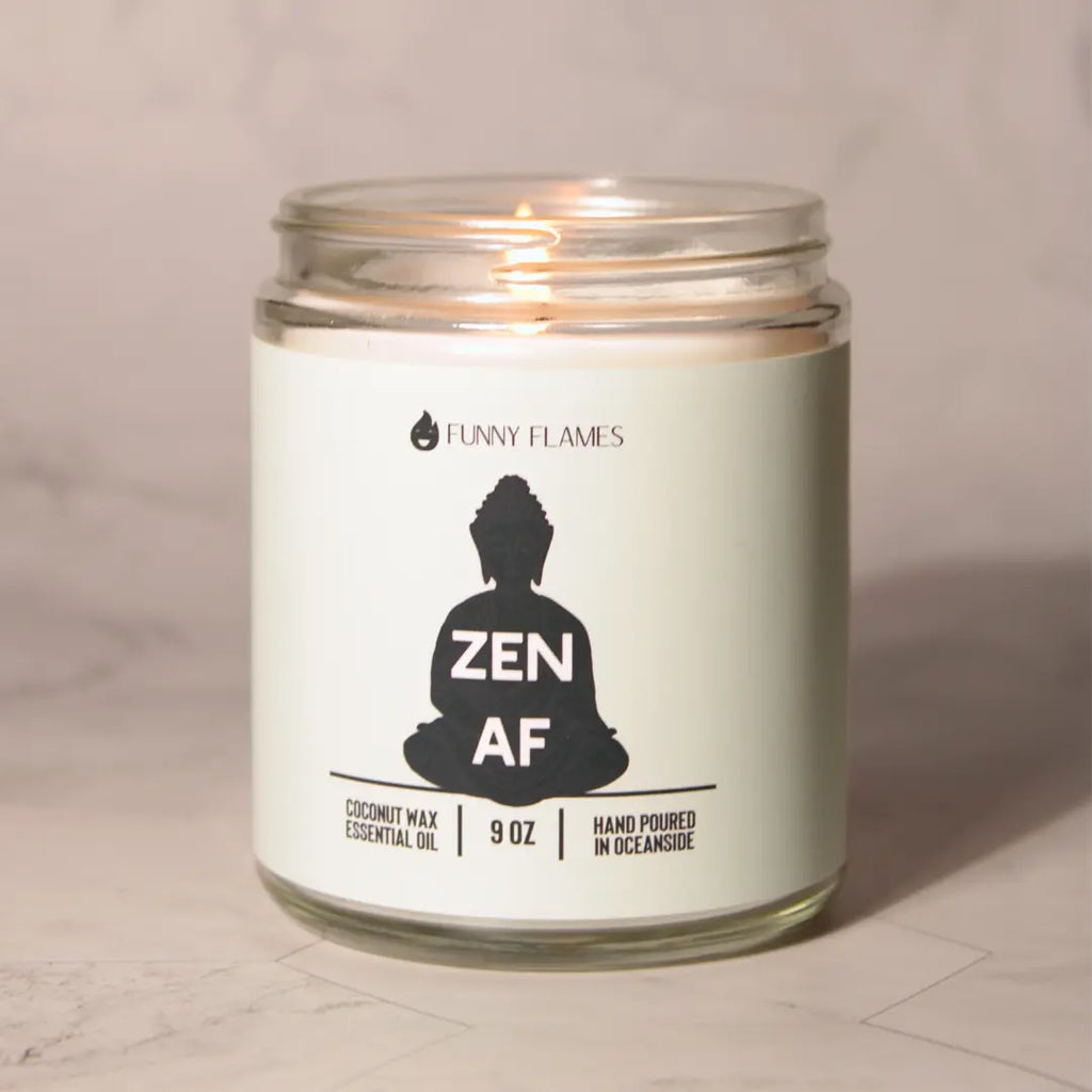 Zen Af (green) DC-Funny Candle Co