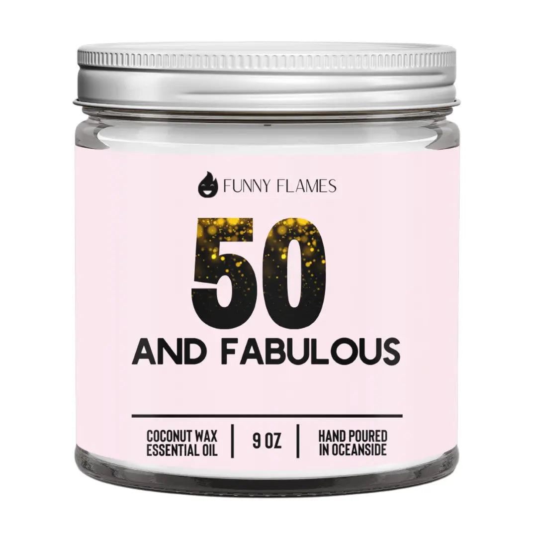 50 And Fabulous DC-Funny Candle Co
