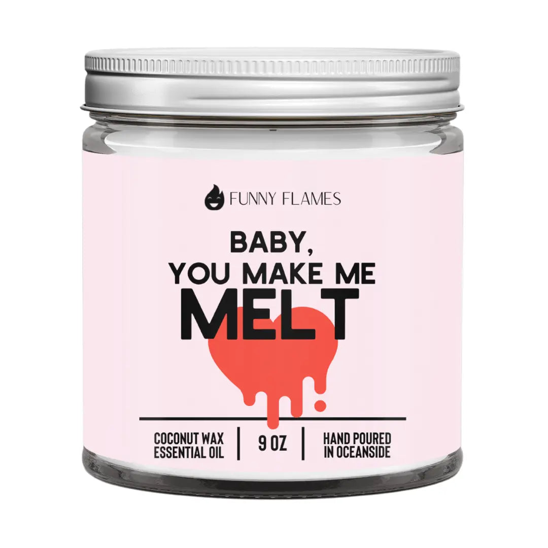 Baby You Make Me Melt (Pink) DC-Funny Candle Co