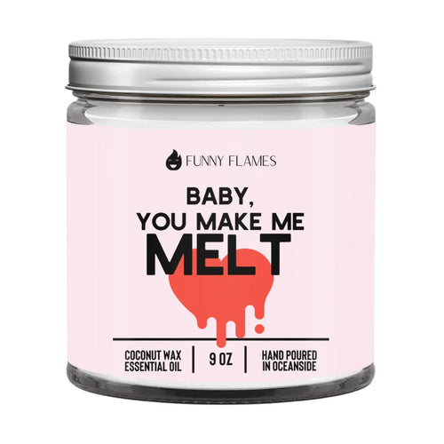 Baby You Make Me Melt (Pink) DC-Funny Candle Co