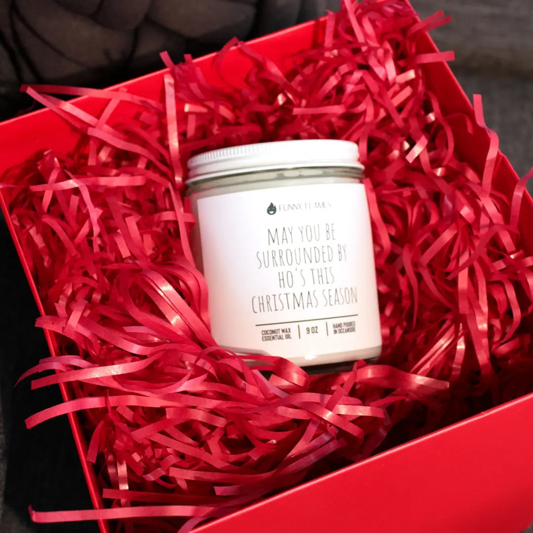 May You Be Surrounded By Ho's This Christmas Season - Funny DC-Funny Candle Co