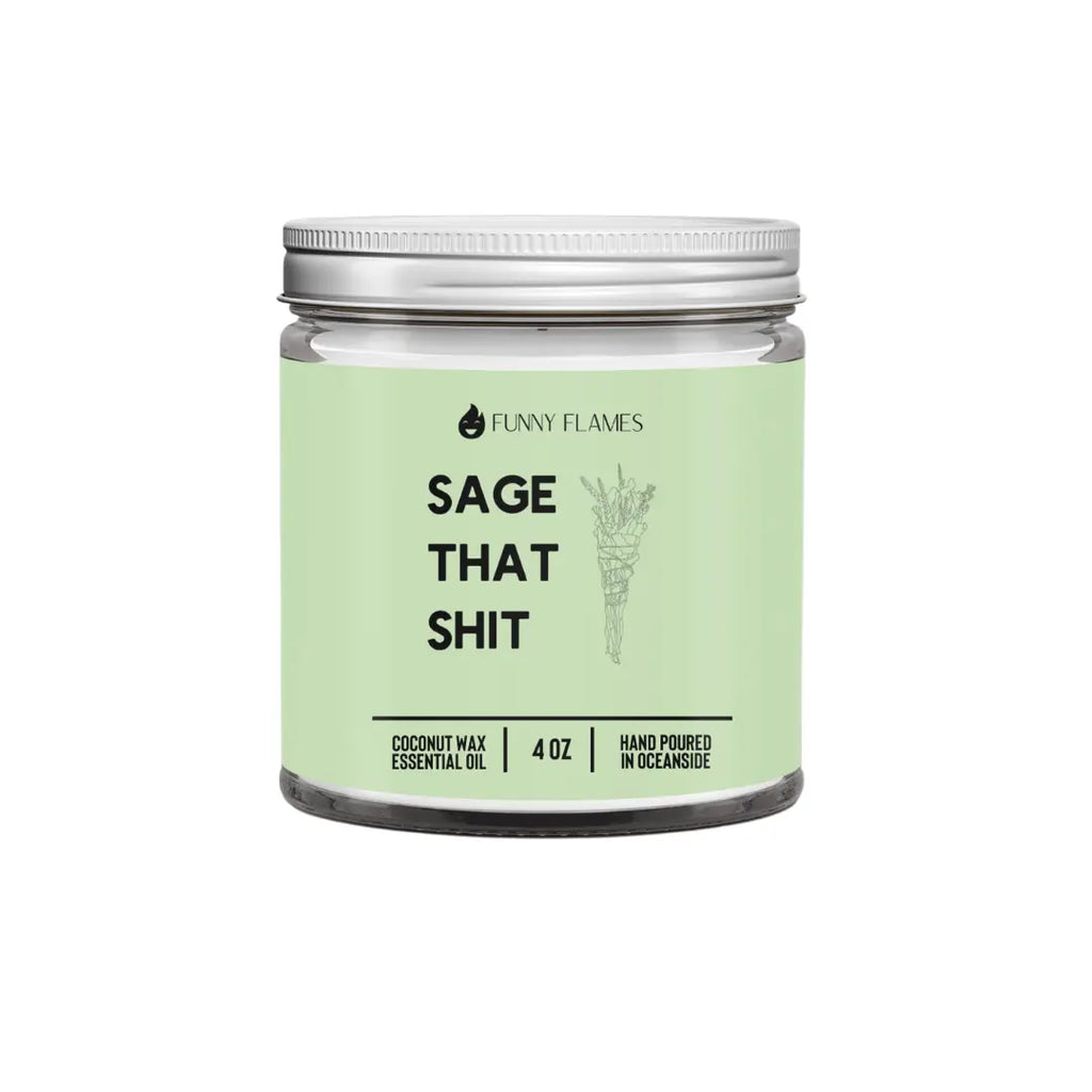 Sage That Shit DC-Funny Candle Co
