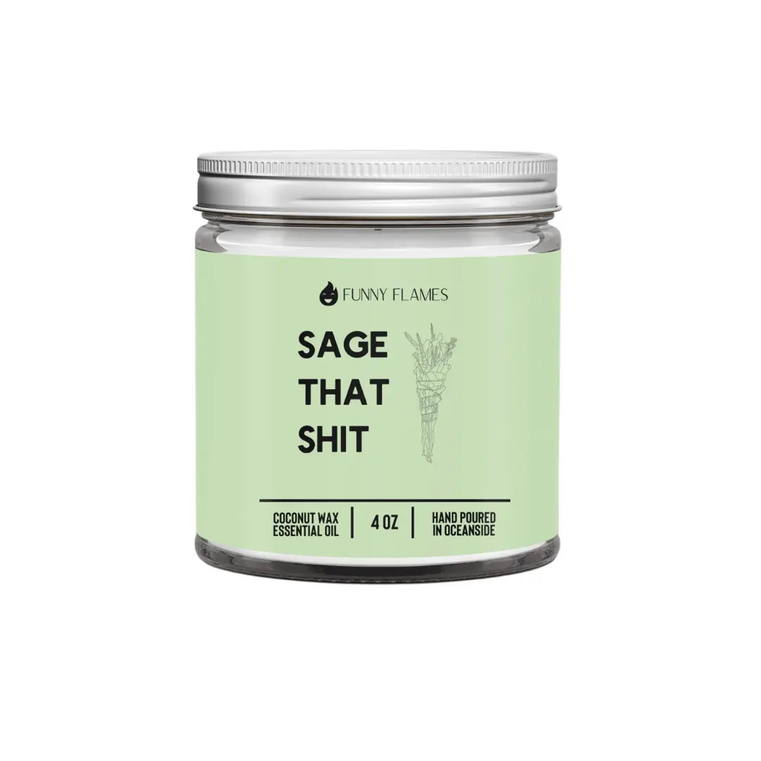 Sage That Shit DC-Funny Candle Co