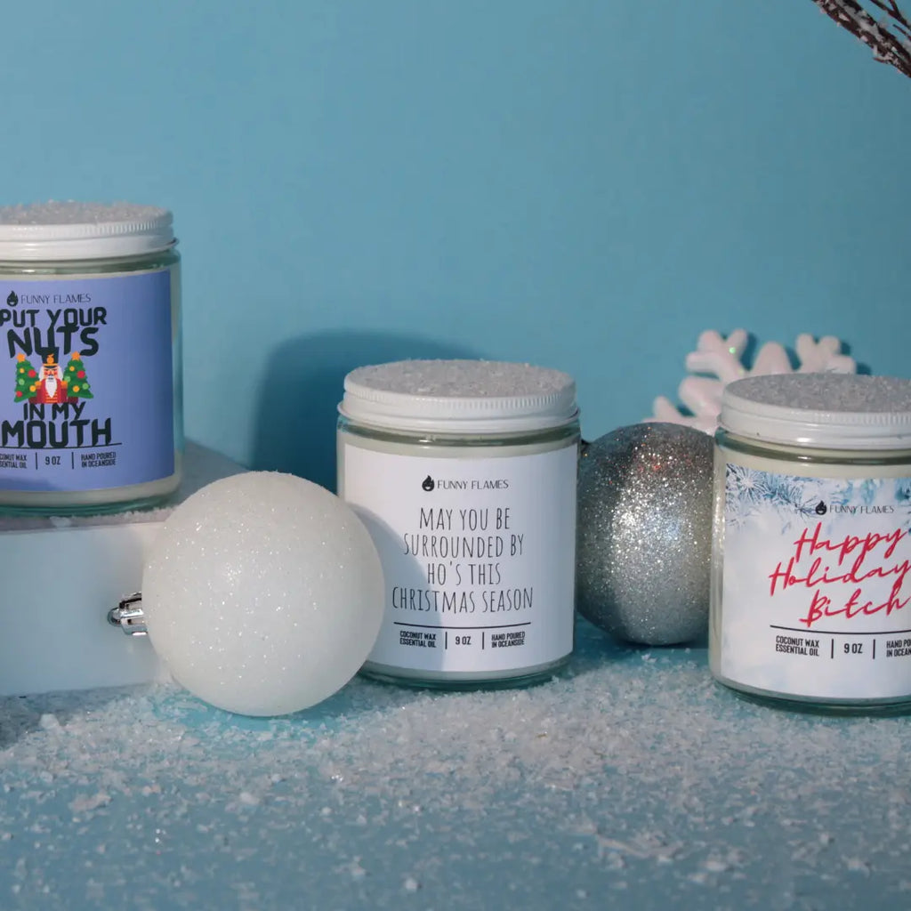 May You Be Surrounded By Ho's This Christmas Season - Funny DC-Funny Candle Co