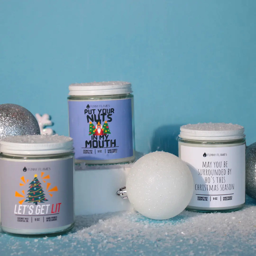 May You Be Surrounded By Ho's This Christmas Season - Funny DC-Funny Candle Co