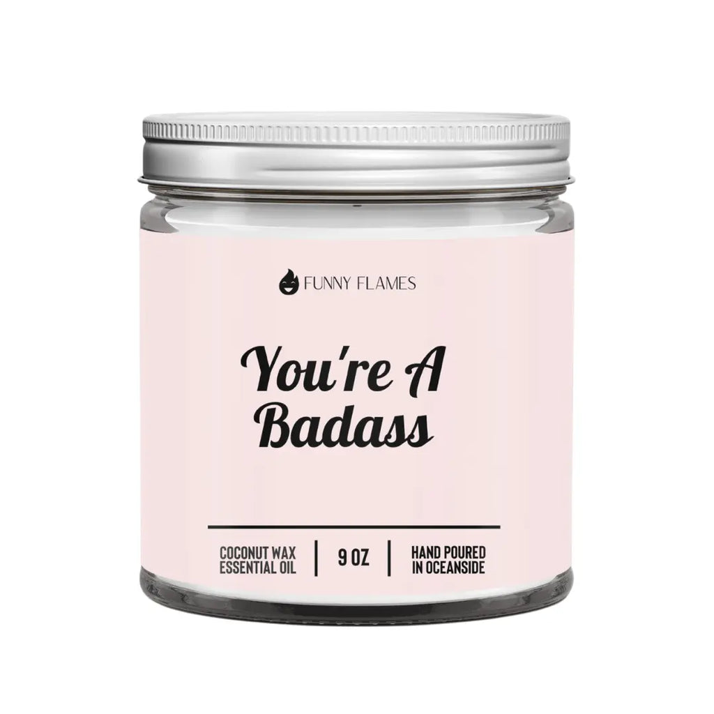 You're A BadAss DC-Funny Candle Co