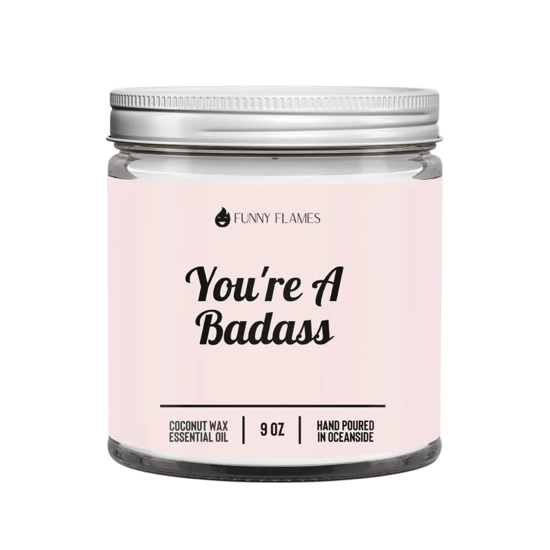 You're A BadAss DC-Funny Candle Co