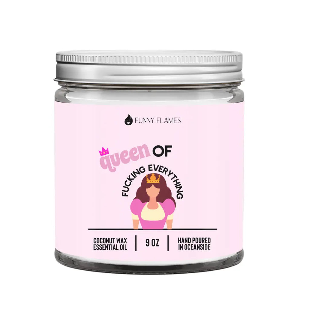 Queen Of Fucking Everything DC-Funny Candle Co