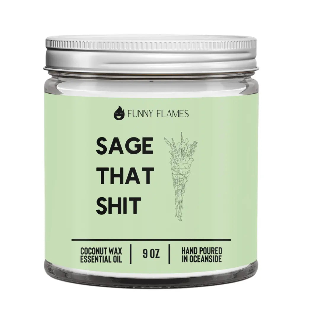 Sage That Shit DC-Funny Candle Co