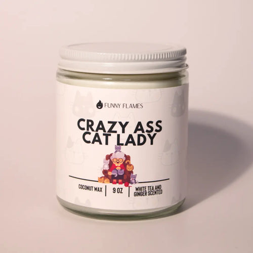 Crazy Ass Cat Lady DC-Funny Candle Co