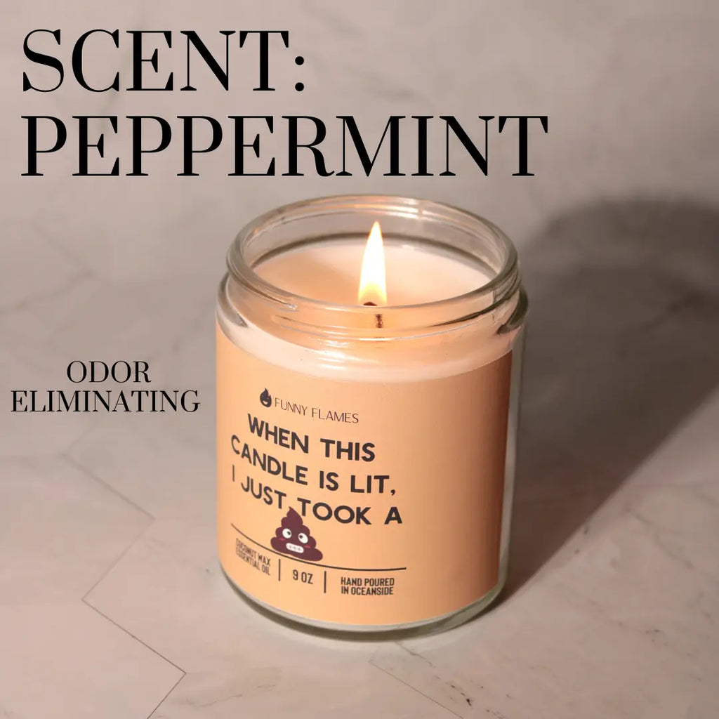 When This Candle Is Lit, I Just Took A Sh*t (PG) DC-Funny Candle Co