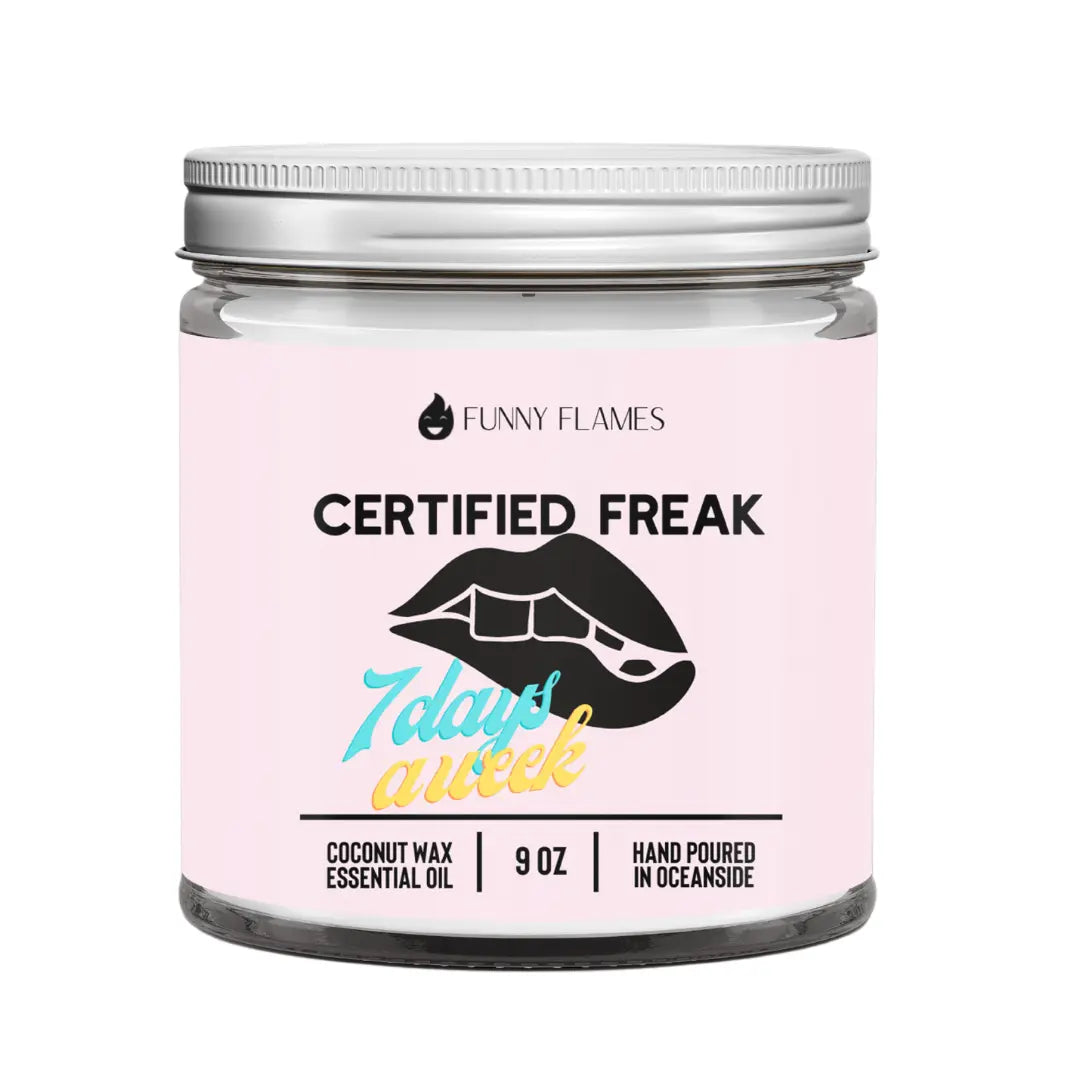 Certified Freak DC-Funny Candle Co